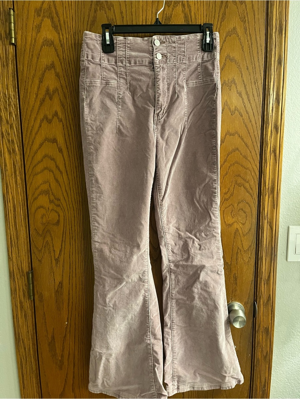 We The Free Corduroy Flare Jeans - Dusty Mauve 29